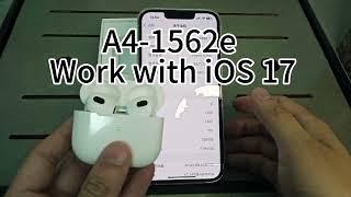 AirPods Clone testing on iOS 17! Danny AirPods - Danny v5.2 TB, Danny v5.1 H2S Ultra, V1E, V3E, v4.2