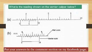 How to read the vernier caliper the University Way