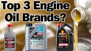 Top 3 Synthetic Engine Oil Brands - Liqui Moly - Amsoil - Motul