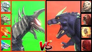 KAIJU TOURNAMENT: Gigan New VS Super Godzilla VS Shimo VS King Titan VS Skar King VS Doug in ARBS