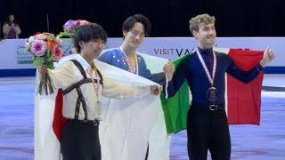 Skate Canada 2023 Men’s Victory Ceremony