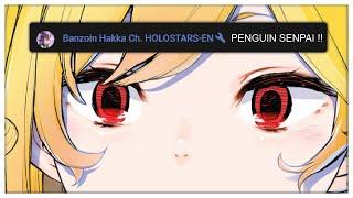 Hakka comes to Kaela's stream, calls her PENGUIN and got deleted