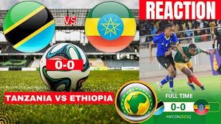 Tanzania vs Ethiopia 0-0 Live African Cup Nations Afcon Qualifier Football Match Score Highlights