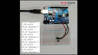 [에듀이노] 아두이노 LM35 아날로그 온도 센서