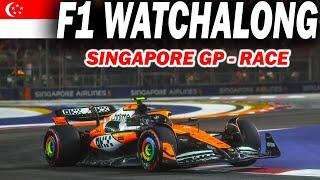  F1 Watchalong - SINGAPORE GP - RACE - with Commentary & Timings