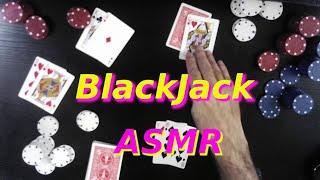 ASMR playing Blackjack as Solitaire!?! bill maxvoxpax some tapping mostly soft spoken sleep tingle