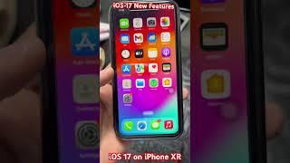 iOS 17 Update on iPhone XR #shorts #ios17 #newiosupdate #ios17newfeatures