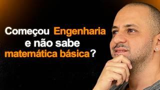 Comecei Engenharia sem saber matemática básica, o que fazer?