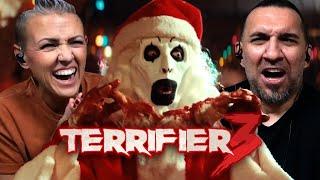Terrifier 3 (2024) Movie REACTION | Art the Clown | First Time Watching | Movie Review