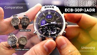 Unboxing & Comparation NEW Casio Edifice ECB-30P-1ADR