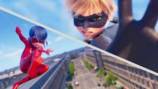 Ladybug and Cat Noir combine their powers — Stronger Together | Miraculous Movie Clip