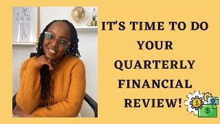 5 STEPS TO DO YOUR QUARTERLY FINANCIAL REVIEW LIKE A PRO || WITH A RESOURCE FOR YOU!