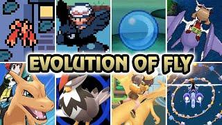 Evolution of Using Fly in Pokémon (1996 - 2024)