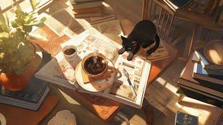 Lofi With My Cat || Coffee and Cat  Music to put you in a better mood 🪴Music for cats - Lofi mix