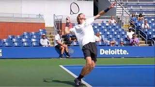 Andrey Rublev Serve Slow Motion - ATP Tennis Serve Technique