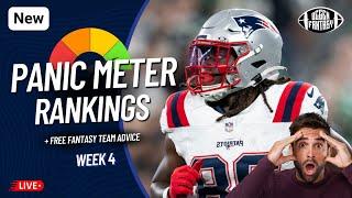 Fantasy Panic Meter Rankings and Players Skyrocketing in Value! #fantasyfootball #fantasyweek4 #nfl