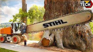 Extreme Dangerous Fastest Big Chainsaw Cutting Tree Machines | Biggest Heavy Equipment Machines #2