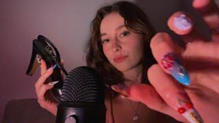 ASMR close clicky whispers and tapping