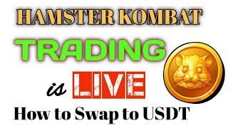 Hamster Kombat Trading is Live || How Swap HMSTR to USDT at No Gas Fee