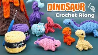 Dinosaur Crochet Along! - Amigurumi Livestream Crochet Along