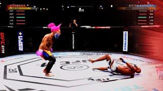 Unicorn spinning KO UFC 4