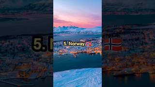 Top 10 countries with the highest snowfall in the world #shorts #youtubeshorts #ytshorts #countries