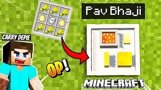 I Crafted Pav Bhaji and Indian foods in Minecraft 