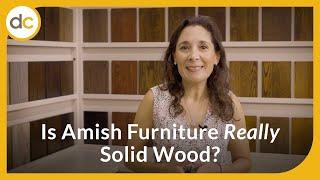 Is Amish Furniture Really Solid Wood?