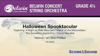 Halloween Spooktacular, arr. Bob Phillips – Score & Sound