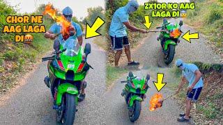 Aag lagadi Zx10r ko Chor ne di Phone pr Dhamki  Superbike Chori Update  Preparation for Ladakh Ride