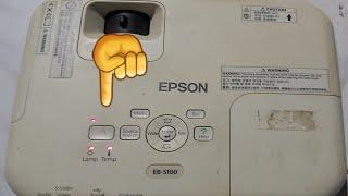 projector epson eb-s100 no display | indicator led power Lamp temp blinking red | led berkedip merah