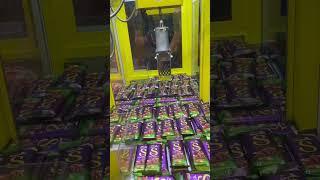 Great chocolate win  #arcade #timezone #arcadegames #clawmachine #gamezone #jackpot #gaming