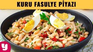 Kuru Fasulye Piyazı | Yedikçe Yedirir