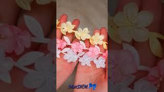 Ribbon flowers DIY Kanzashi #Shorts