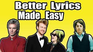 7 tips to write better lyrics for beginners (from the pros)