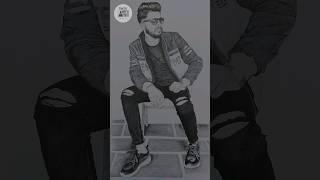 Realistic Portrait Drawing ‍ | Sachi Art | #shorts