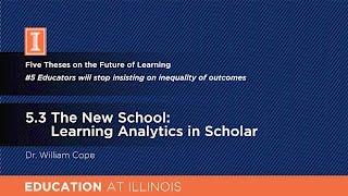 5.3 The New School: Learning Analytics in Scholar