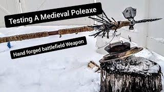 The Medieval Poleaxe TESTED Against Metal And Wood - Hand Forged Chaos