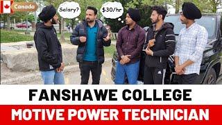 Motive Power Technician Course at Fanshawe College | Career opportunities | London Ontario #canada