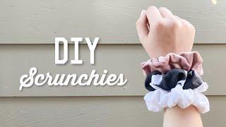 Easy Scrunchie Tutorial!! (no hand sewing)