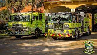 Palm Beach Gardens Fire Rescue Engine 63 and Engine 65 Push Back Ceremonies