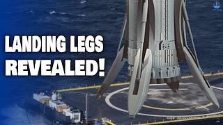 SpaceX Revealed Landing Starship on Droneship by Legs...