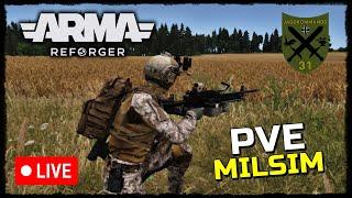 Arma Reforger - MG Loadout Gameplay - JagdKommado 31 PVE MilSim LIVE!