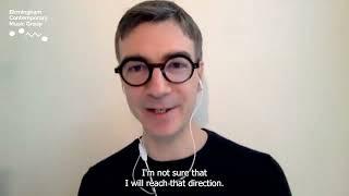 Do we need a new compass? Composer Andrea Sarto talks with Birmingham Contemporary Music Group