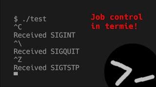 Adding job control to my rust terminal