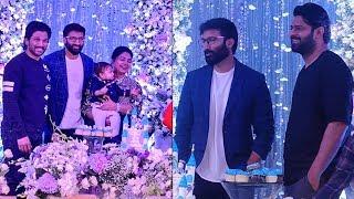 Allu Arjun & Prabhas At Gopichand Son Viyaan Birthday Visuals | Daily Culture