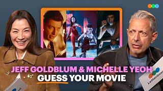 Jeff Goldblum and Michelle Yeoh play Guess Your Movie based on Letterboxd reviews