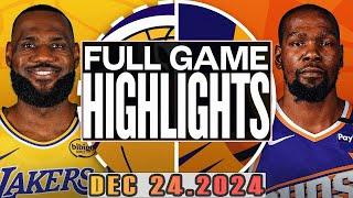 Los Angeles Lakers Vs Phoenix Suns Full Game Highlights Dec 24,2024 NBA Season 2024-25