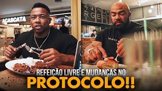 REFEIÇÃO LIVRE COM HAMBÚRGER + MUDANÇAS NO PROTOCOLO *chegamos para o Portugal PRO*