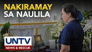 VP Sara Duterte, bumisita sa burol ng sundalong nasawi sa engkwentro sa NPA